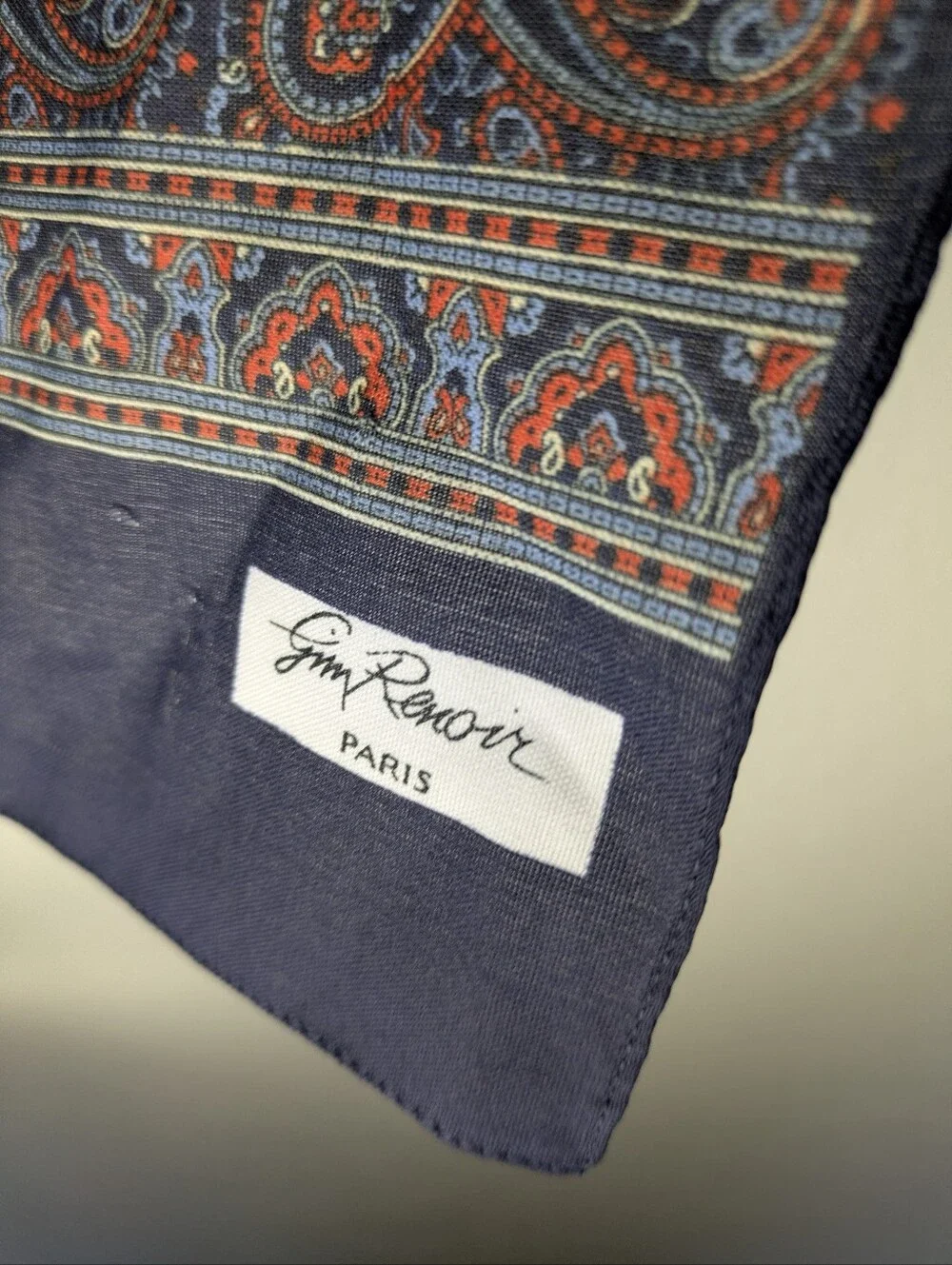 Renoir blue paisley 54